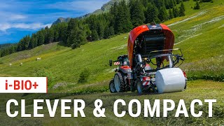 KUHN iBIO  Round BalerWrapper Combinations In action [upl. by Kelby158]