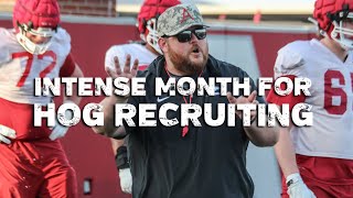 Intense month for Razorback recruiting [upl. by Aneala341]