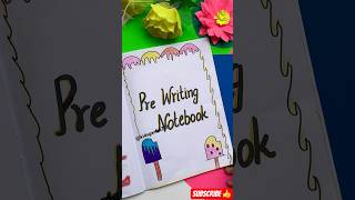 Prewriting practice notebook  How to start writing  Basic pattern of writing  shorts writing [upl. by Htenywg406]