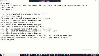 C winform Devexpress XtraReport End User Report Designer [upl. by Siednarb]