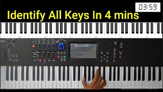 How To Know All Piano Keys In Less Than 4mins  Easy Trick [upl. by Ardnatal]