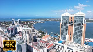 4K Drone Footage  Dar Es Salaam Tanzania No logo [upl. by Ameh]