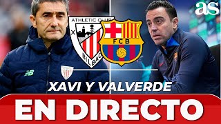 EN DIRECTO Rueda de PRENSA de XAVI y de VALVERDE tras ATHLETIC VS BARCELONA de COPA del REY [upl. by Srini]