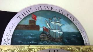 Antique Automata Longcase Clock with Rocking Ship [upl. by Eintihw]