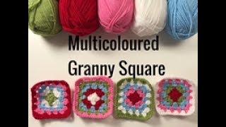 Ophelia Talks about Multicoloured Granny Squares [upl. by Asilav]