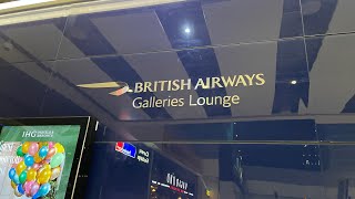 British Airways  Business Class Lounge  Galleries Lounge  North Galleries Lounge  Heathrow T5 [upl. by Cogan]