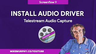 Screenflow 9 How To Install Telestream Audio Driver [upl. by Adelle]