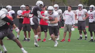 2019 UNLV Spring Football Practice 10 [upl. by Rellim]