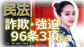 詐欺 96条3項「第三者」の判例・ポイント【聞き流し民法 6 改】 [upl. by Iraam]