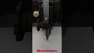 Satisfying CNC Plotter Art Polygonal Bird Line Drawing ASMR asmr [upl. by Ariajaj]