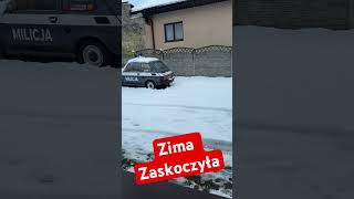 Zima Zaskoczyła Drogowców zima śnieg [upl. by Burger688]