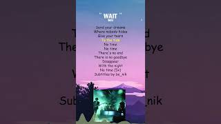 M83  ＂Wait＂ Lyrics shorts [upl. by Icats]