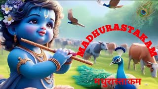 madhurastakam  adharam madhuram with lyrics [upl. by Lebam]