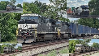 Railfanning Latrobe and Creighton PA with WPARailfanProductions ARandomPerson324 Ramziggy  81024 [upl. by Tteirrah]