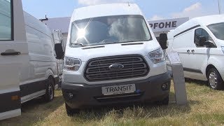 Ford Transit 350L Trend FWD 20 TDCi 130 hp Panel Van 2017 Exterior and Interior [upl. by Marthena]