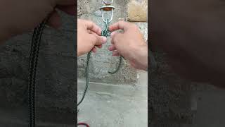 This is a tuat line knot how diyrope diy rope [upl. by Aihsemot329]