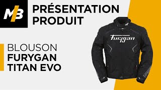 Blouson Furygan Titan Evo avis en vidéo par Motoblouz [upl. by Pitarys312]