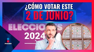 Elecciones 2024 Así es como debes marcar correctamente la boleta electoral  Noticias con Paco Zea [upl. by Brenda292]