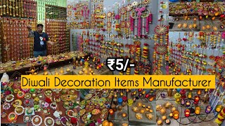 Diwali Decoration Items Wholesale Market  Diwali Decoration Items Manufacturer Diwali Decor Items [upl. by Reiners]