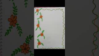 Note book decoration idea youtubeshorts notebook decoration shorts art notebookstyle [upl. by Arinayed37]