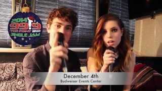 Echosmith Wants you to Come to 999 The Points Jingle Jam [upl. by Thibault]