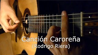 Yoo Sik Ro 노유식 plays quotCanción Caroreñaquot by Rodrigo Riera [upl. by Fredek489]