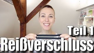 einfacher nichtteilbarer Reißverschluss  mit Anna von einfach nähen [upl. by Cherrita]