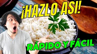 COMO COCINAR EL ARROZ BLANCO PARA QUE QUEDE SUELTO 🍚 [upl. by Vilhelmina562]