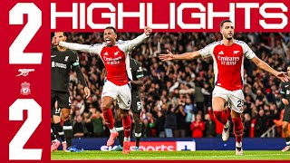 HIGHLIGHTS  Arsenal vs Liverpool 22  Premier League  Saka van Dijk Merino Salah [upl. by Wildermuth]