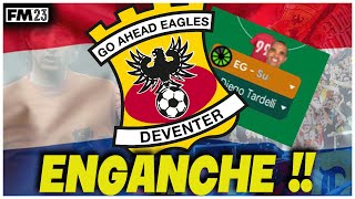 PLAYING AN ENGANCHE IN FM23  EP5 GO AHEAD EAGLES [upl. by Eisyak]