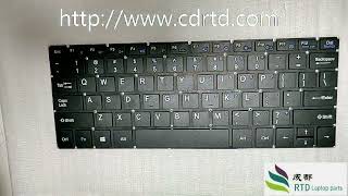 Replacement Keyboard For Teclast F5 F5R English US New [upl. by Ardnaet77]