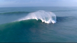 DRONE FOOTAGE OF MASSIVE WAVES IN NEWQUAY CORNWALL UK [upl. by Nnairrehs]