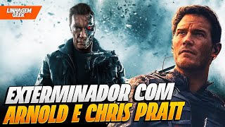 CHRIS PRATT E ARNOLD SCHWARZENEGGER EM NOVO EXTERMINADOR DO FUTURO [upl. by Aloiv]