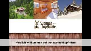 Die Wannenkopfhütte bei Oberstdorf im Allgäu [upl. by Gersham]