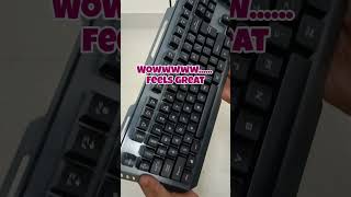 ZEBRONICS Transformerk Gaming Keyboard Unboxing shorts [upl. by Tewell]