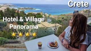 Hotel Panorama Village 2022 Agia Pelagia Crete 🇬🇷 [upl. by Soll628]