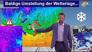 Umstellung der Wetterlage zu kaltWinter HochwasserEntspannung Wettervorhersage 271223010124 [upl. by Kamin]