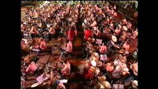 1000 drummers amp The Golden Earring  Radar Love 591992Rotterdam [upl. by Nirb454]