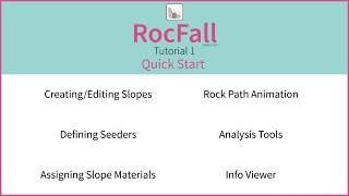 RocFall Tutorial 1  Quick Start [upl. by Eggett]