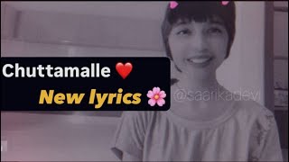 Chuttamalle cover🌙 new lyrics English translation  peaceful🫶🏼 Devara I Anirudh [upl. by Enrica]