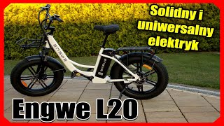 Solidny mocny rower elektryczny do wszechstronnych zastosowań Engwe L20 ebike dla kobiet [upl. by Nove56]