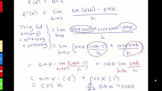 Section 33 Derivatives of Trigonometric Functions [upl. by Jaunita998]