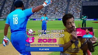 World Cup update launch  Dream Cricket 24 First Gameplay  Real Cricket 24 can chill now [upl. by Irtimd759]