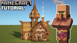 Minecraft  Clerics House Tutorial Villager Houses [upl. by Aydin]