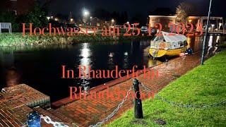 Hochwasser in Rhauderfehn Rhaudermoor 25122023 [upl. by Yesmar]