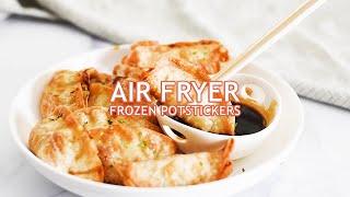 Crispy Air Fryer Potstickers from Frozen  Easy Tai Pei Recipe [upl. by Gar]