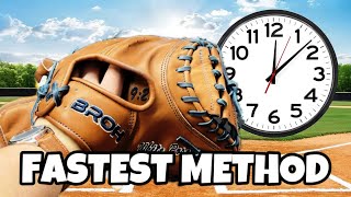 HOW TO BREAK IN A CATCHER’S MITT FAST [upl. by Ahmar774]