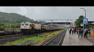 12483  Amritsar Weekly Superfast Express KCVLASR Indian Konkan Railways [upl. by Ytte]