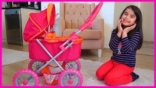 YENİ OYUNCAK BEBEK ARABAMIZ l New Toy Baby Stroller Unboxing [upl. by Hagood126]