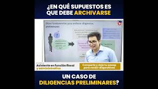 📕  Algunos supuestos para archivar una denuncia en fase de diligencias preliminares [upl. by Srednas300]